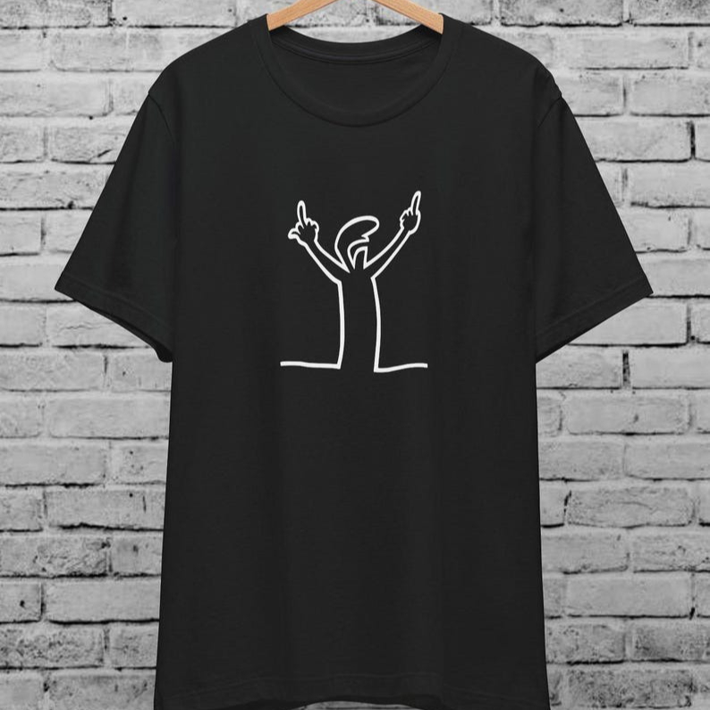 Men'S Fashion From The 80S - 怒っているラ・リネア ユニセックス Tシャツ メンズ レディース ザ・ライン
