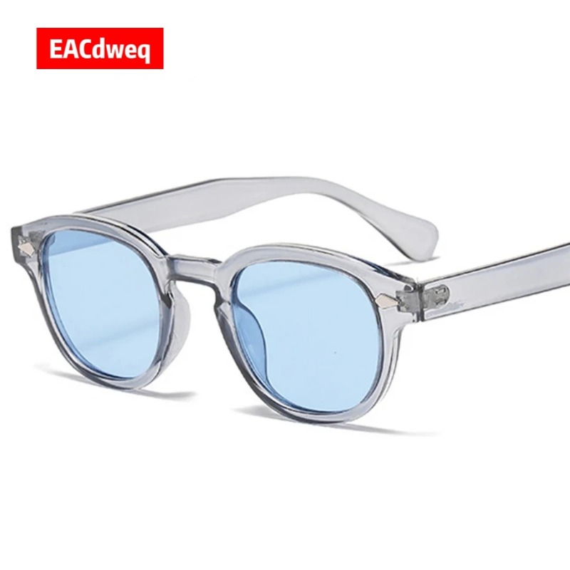 Men'S Fashion Old Money - ヴィンテージラウンドサングラス女性男性レトロリベットグラデーション女性サングラス UV400 スクエアシェードアイウェア