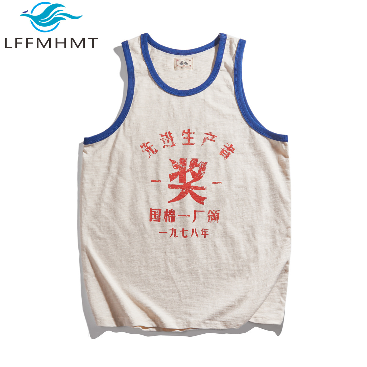 Men'S Fashion From The 80S - メンズレトロベストユニセックスカップルスタイル 80 年代ヴィンテージベスト Tシャツ中国伝統スタイル綿 100% 半袖文化トップス