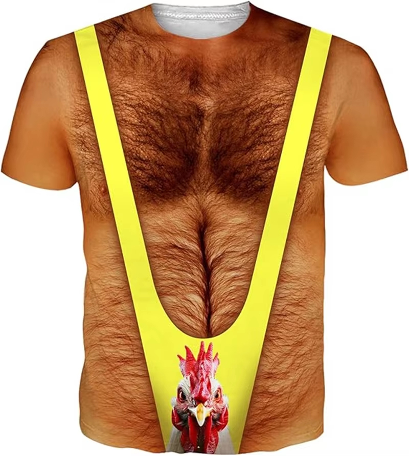 Muscle Tee Workout - 新しい面白い筋肉パターン 3D プリントメンズ半袖 Tシャツカジュアルスポーツウェアフィットネス衣装ストリートウェアロールプレイングアパレル
