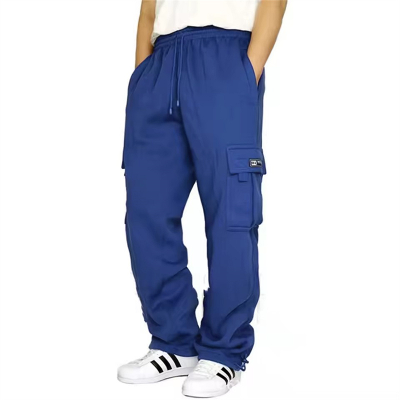 Men'S Fashion Trousers - 秋冬ファッション カジュアル メンズ スウェットパンツ 無地 マルチポケット