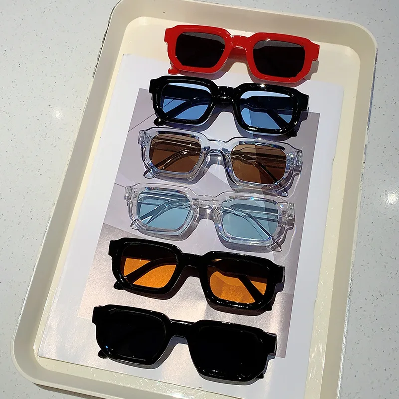 Men'S Fashion Old Money - ヴィンテージ長方形フレームサングラスアウトドアマンサングラス高級ブランドデザインメガネ UV400 メガネ女性ゴーグル