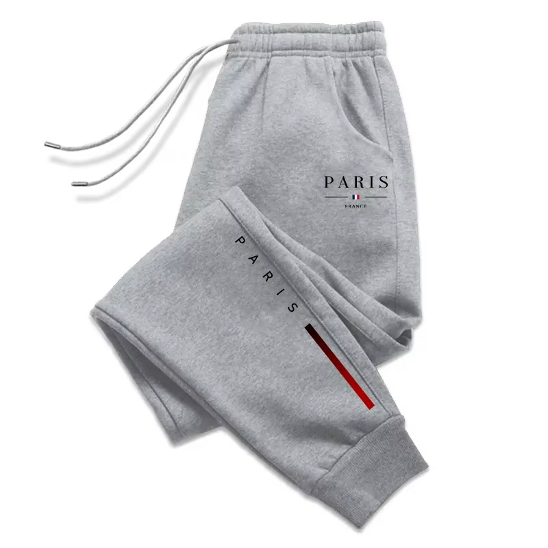 Men'S Fashion Paris 2025 - 2025年新作 パリプリント スウェットパンツ メンズ 高級 男性用