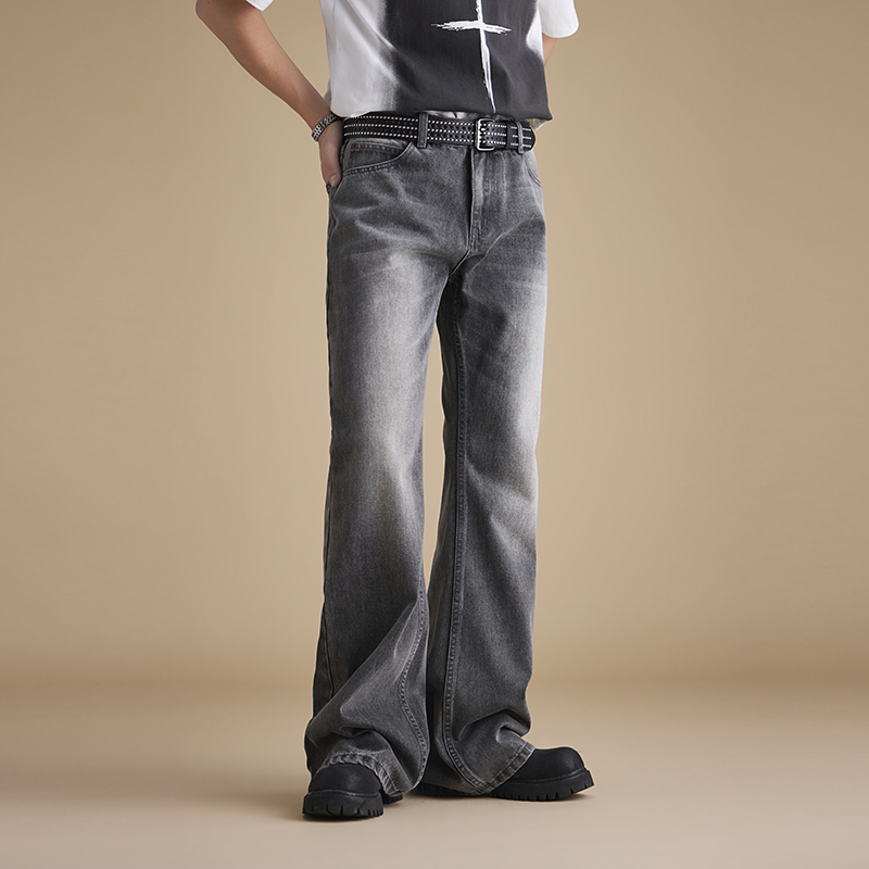 男性韓国ストリートウェアヴィンテージファッションルーズカジュ - Men'S Fashion Jeans And Boots のレビューと価格