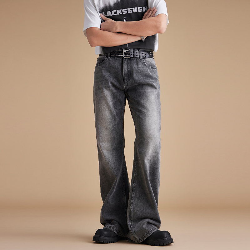 男性韓国ストリートウェアヴィンテージファッションルーズカジュ - Men'S Fashion Jeans And Boots のレビューと価格