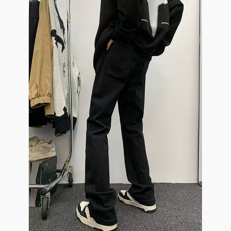 2026年アメリカンスタイルハイストリートメンズブラックリッ - Men'S Fashion Jeans And Boots のレビューと価格