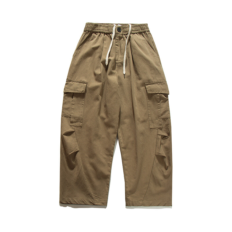 男性ストリートファッションヴィンテージルーズカジュアルワイド - Men'S Fashion Trousers のレビューと価格