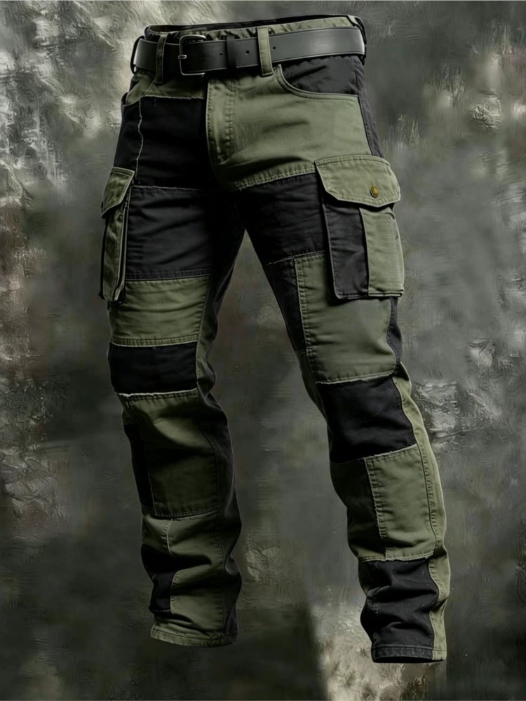 綿男性カーゴパンツカーキカジュアル男性戦術ジョガーカーゴマル - Men'S Fashion Trousers のレビューと価格
