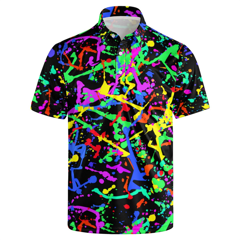 ホットセール 3Dプリント 80年代 90年代 ゴルフ ポロ - Men'S Fashion From The 80S のレビューと価格