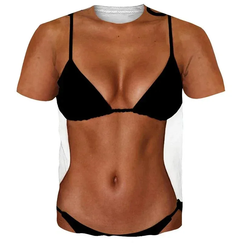 男性用3DプリントTシャツ,半袖トップ,面白い筋肉の体,デザ - Muscle Tee Workout のレビューと価格