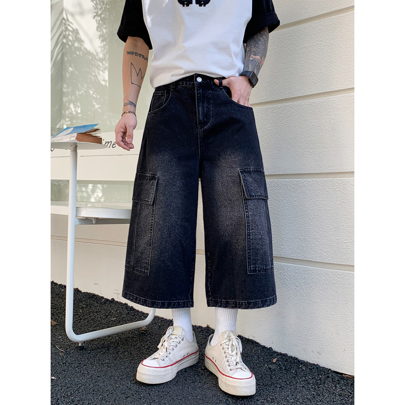 新しいメンズカーゴショーツ夏通気性コットンブレンドカジュアル - Men'S Fashion Trousers のレビューと価格
