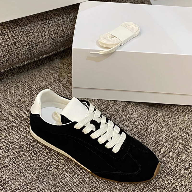 ユニセックスレディースカジュアルシューズ本革スエードスニーカ - Casual Sneakers Men のレビューと価格
