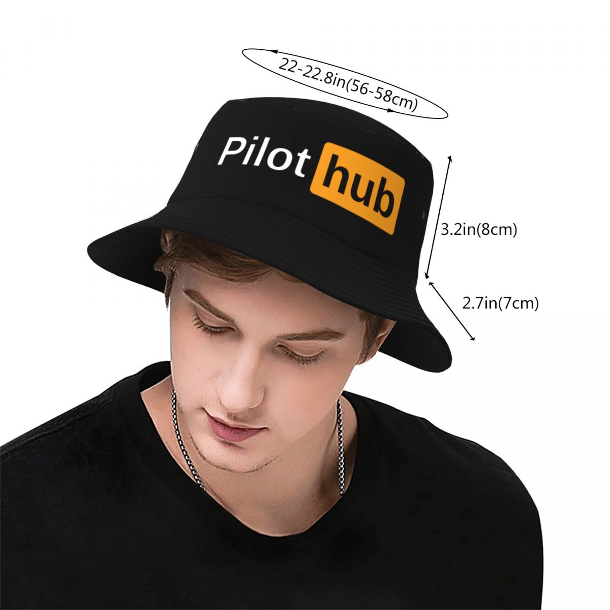 カスタムパイロットハブバケットハット男性女性ファッション夏の - Men'S Fashion Hub のレビューと価格