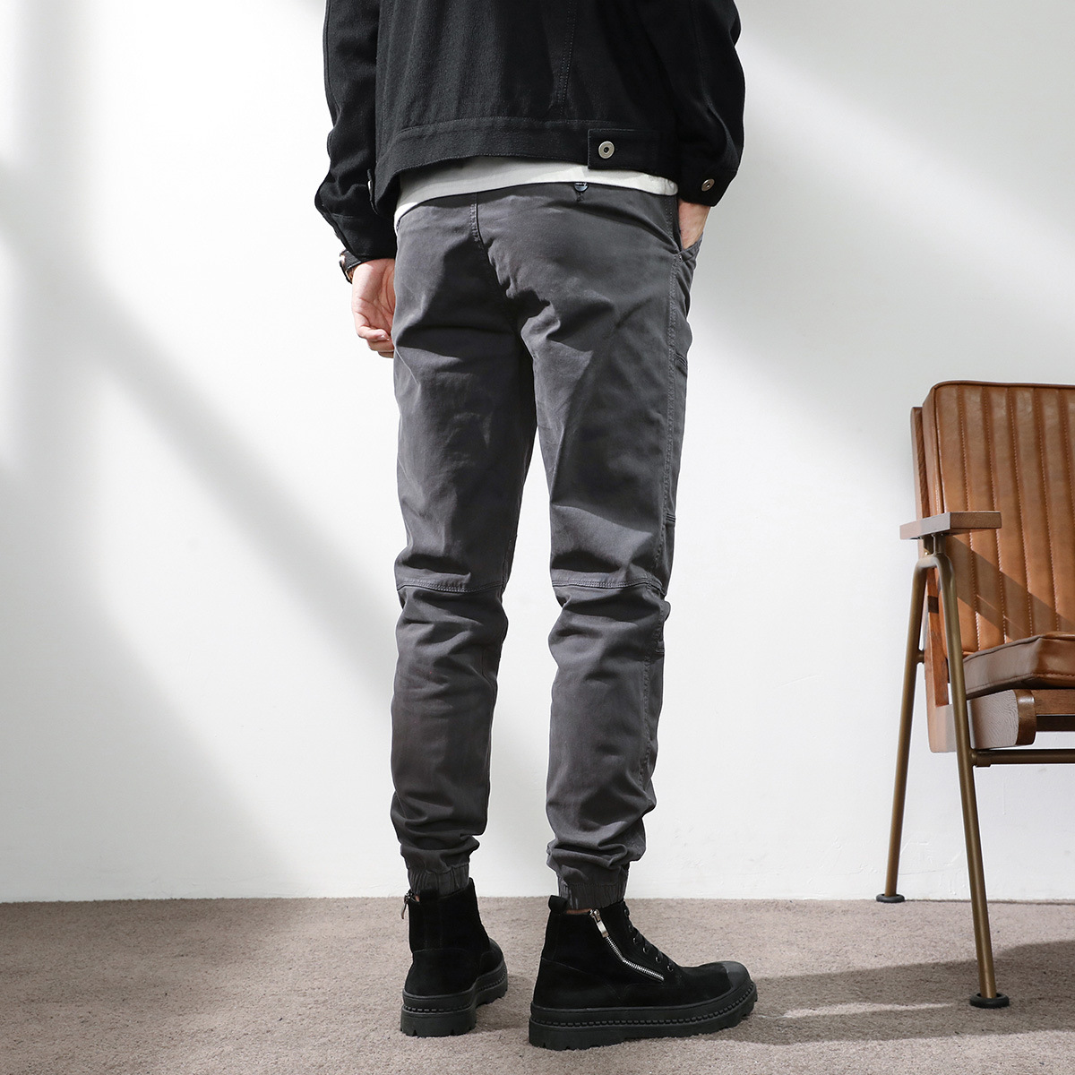 アメリカンスタイルの新しいファッションメンズソリッドカラール - Men'S Fashion Trousers のレビューと価格