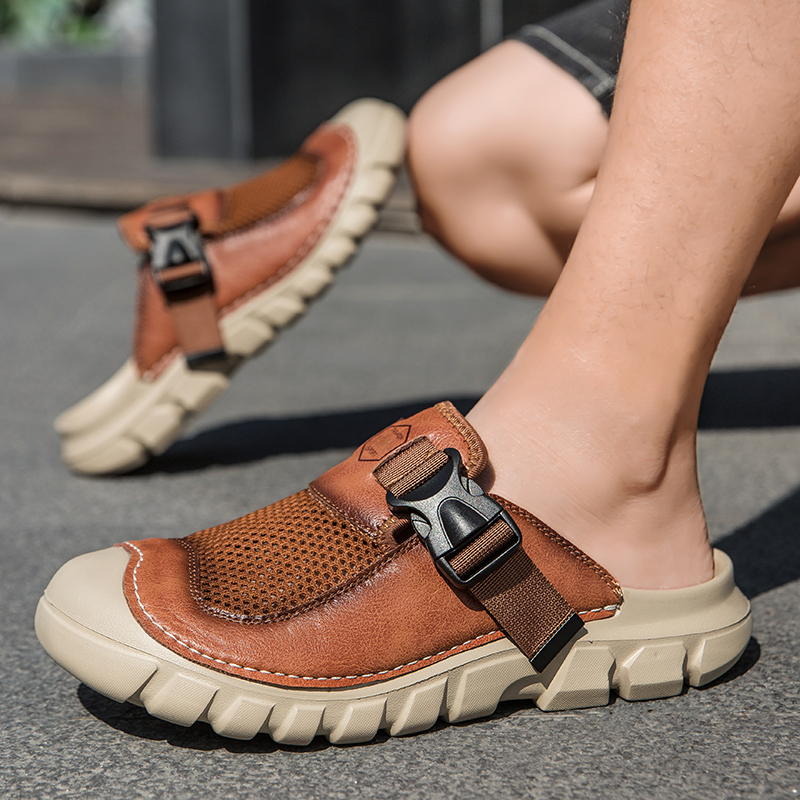 新しい夏のメンズサンダル屋外ノンスリップメンズカジュアルスニ - Casual Sneakers Men のレビューと価格