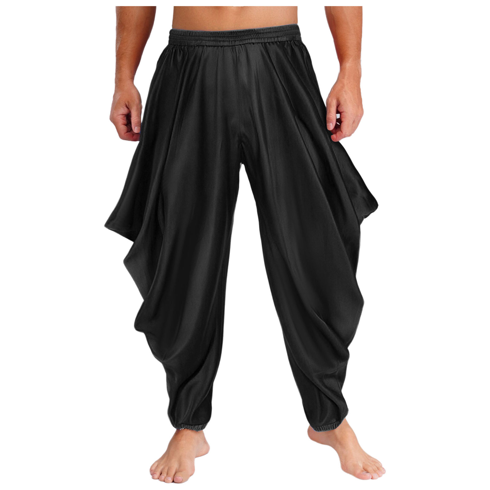メンズアラビアアラビア王子コスプレドレスアップハーレムパンツ - Men'S Fashion Trousers のレビューと価格