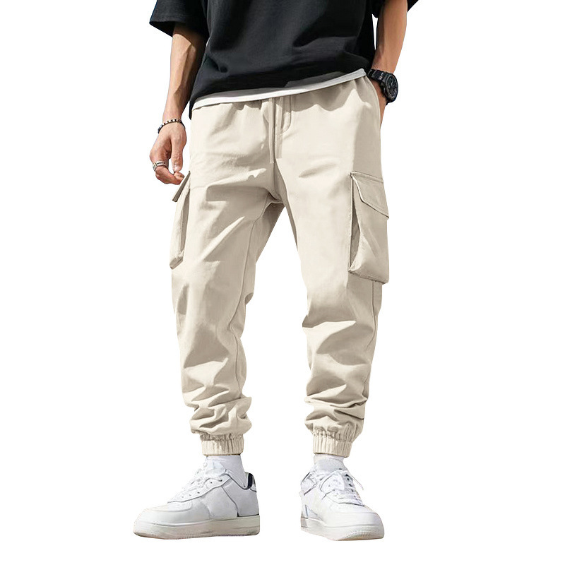 メンズ マルチポケット カーゴジョガー ゴムウエスト ルーズ - Men'S Fashion Trousers のレビューと価格