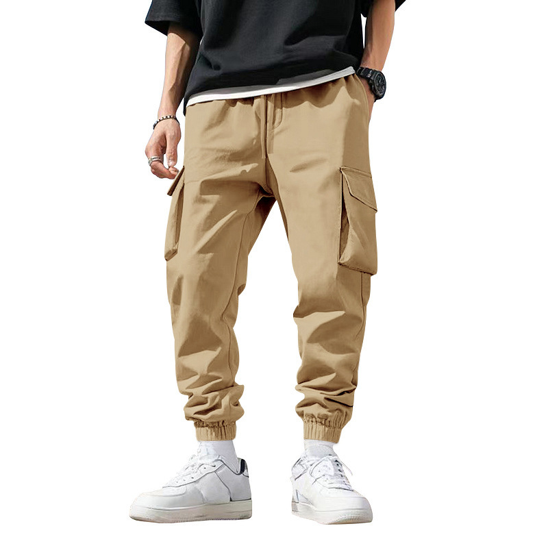 メンズ マルチポケット カーゴジョガー ゴムウエスト ルーズ - Men'S Fashion Trousers のレビューと価格