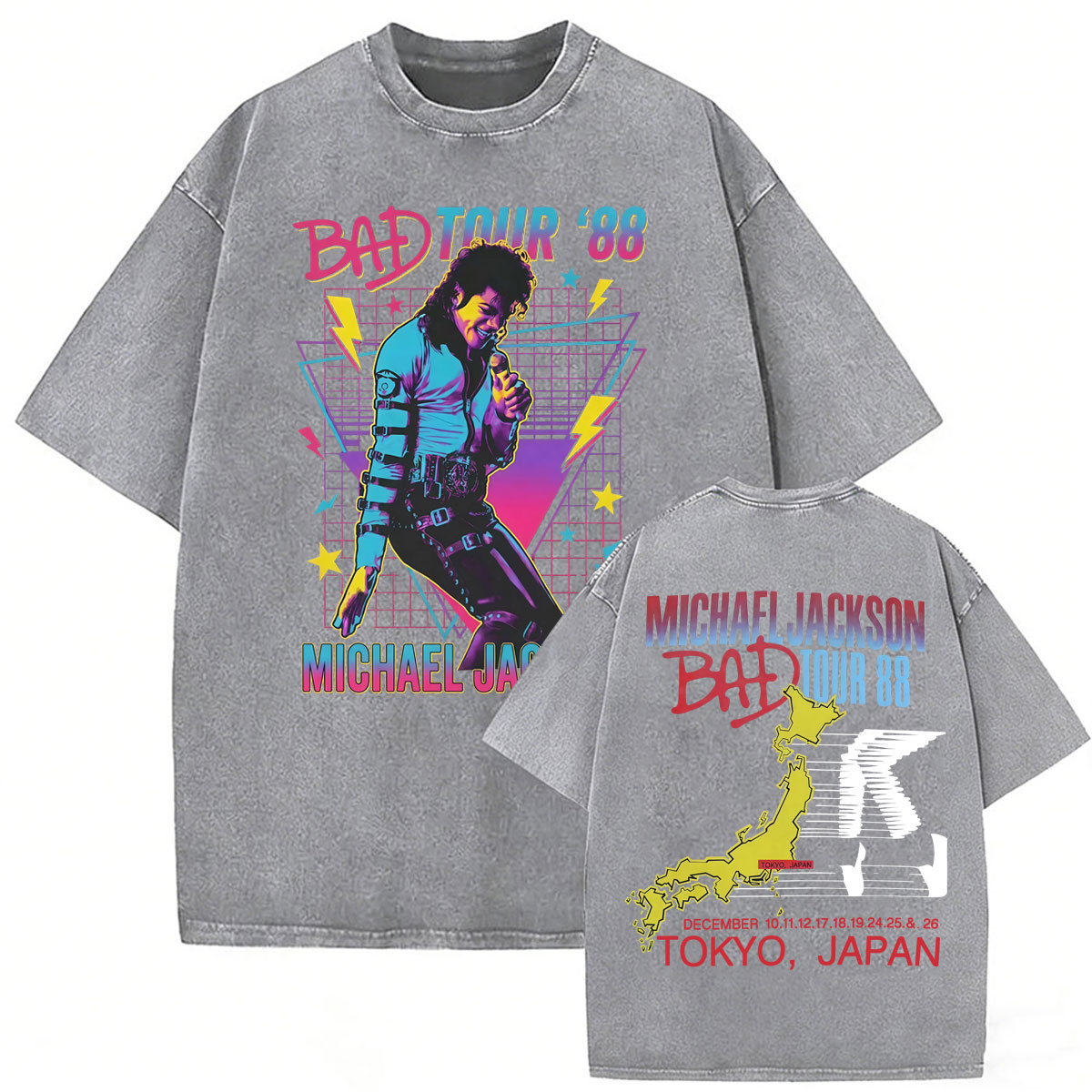 ヴィンテージウォッシュ加工 キング・オブ・ポップ バッド・ツ - Men'S Fashion From The 80S のレビューと価格