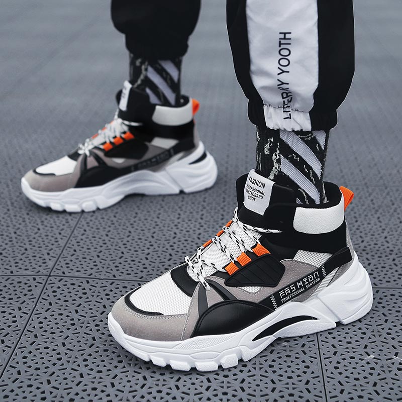Hightop夏男性のスポーツの靴の男ランニングシューズ男性 - Men'S Fashion Jeans And Boots のレビューと価格