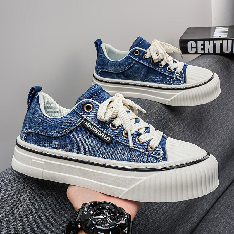 軽量通気性メンズシューズ新しいキャンバスシューズ快適なプラス - Casual Sneakers Men のレビューと価格