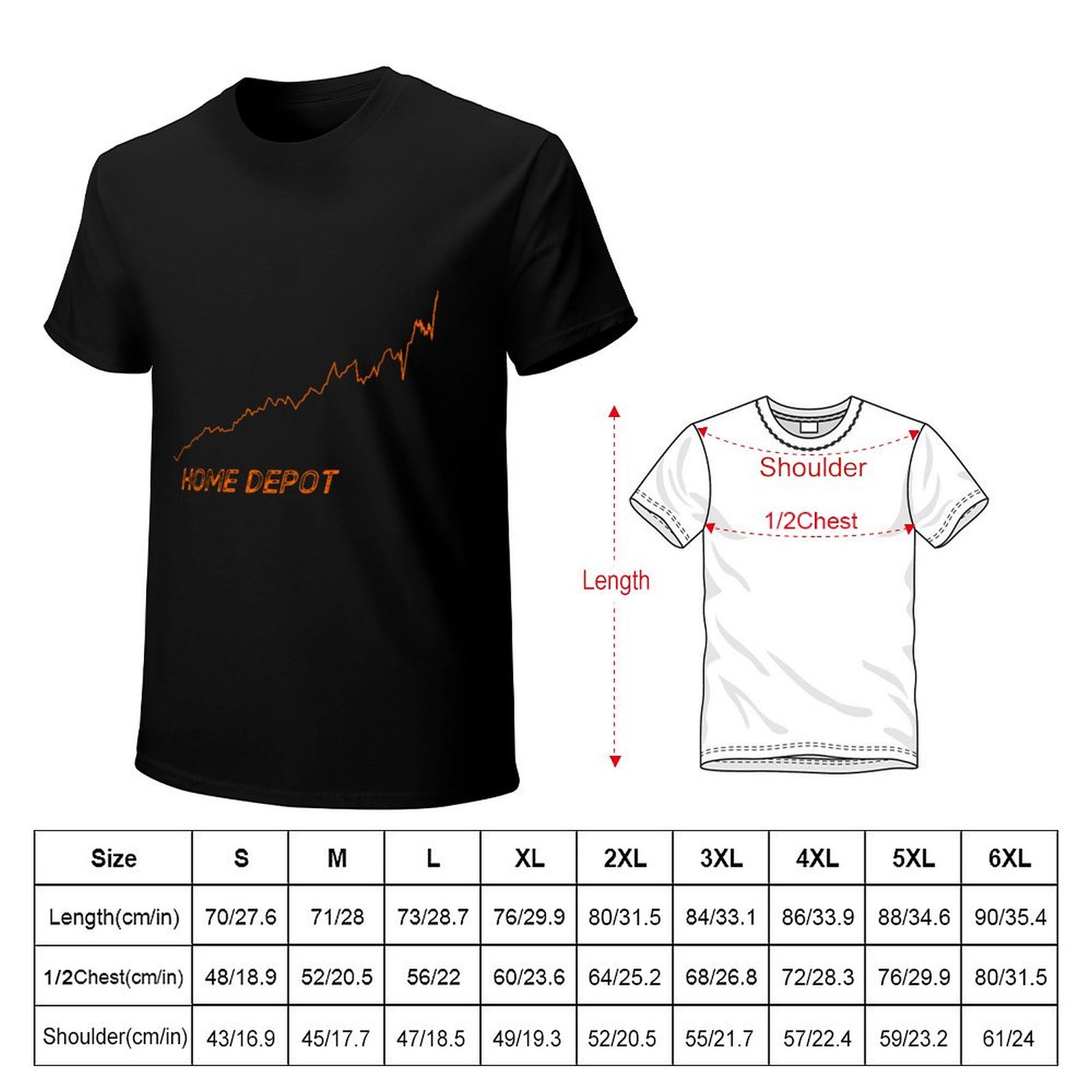 ホームデポ グラフTシャツ 夏のファッション カジュアルTシ - Men'S Fashion Depot のレビューと価格