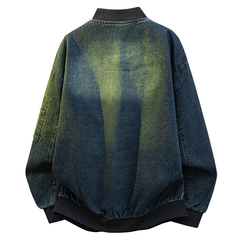 春秋スポーツジャケット カジュアル襟付きジャケット ユニセッ - Mens Fashion Denim Jacket のレビューと価格