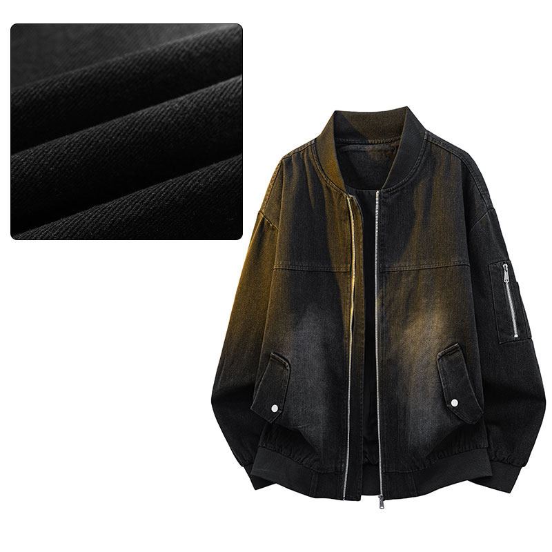 春秋スポーツジャケット カジュアル襟付きジャケット ユニセッ - Mens Fashion Denim Jacket のレビューと価格