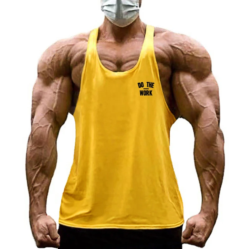 メンズ綿ノースリーブ Tシャツジムボディービルワークアウトタ - Muscle Tee Workout のレビューと価格