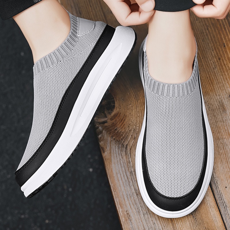 2025年新作 メンズシューズ 通気性メッシュ キャンバスシ - Casual Sneakers Men のレビューと価格