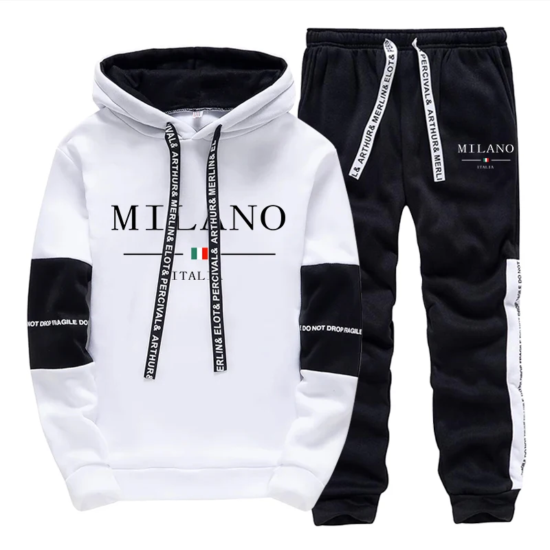 メンズセット/パーカー/パンツ イタリア風トレンドパーカース - Men'S Fashion Designer のレビューと価格