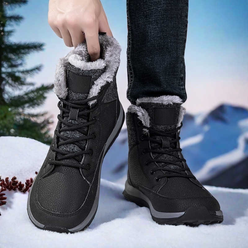 高性能ハイトップシューズ男性スニーカー高級織物メンズシューズ - Casual Sneakers Men のレビューと価格