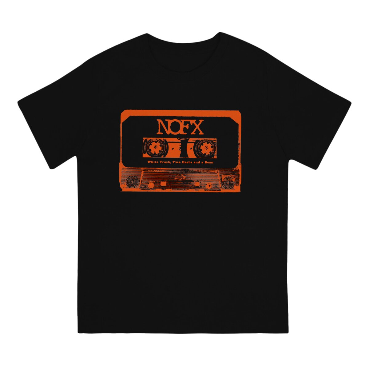NofxカセットテープマンのTシャツ代替ポプロバンド80年代 - Men'S Fashion From The 80S のレビューと価格