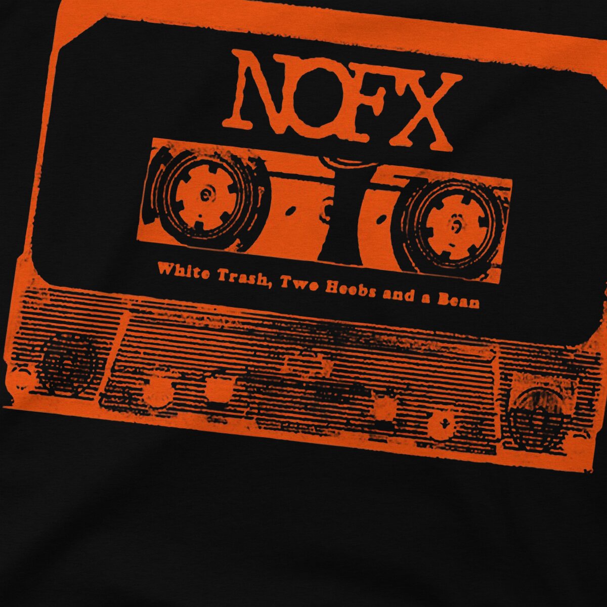NofxカセットテープマンのTシャツ代替ポプロバンド80年代 - Men'S Fashion From The 80S のレビューと価格