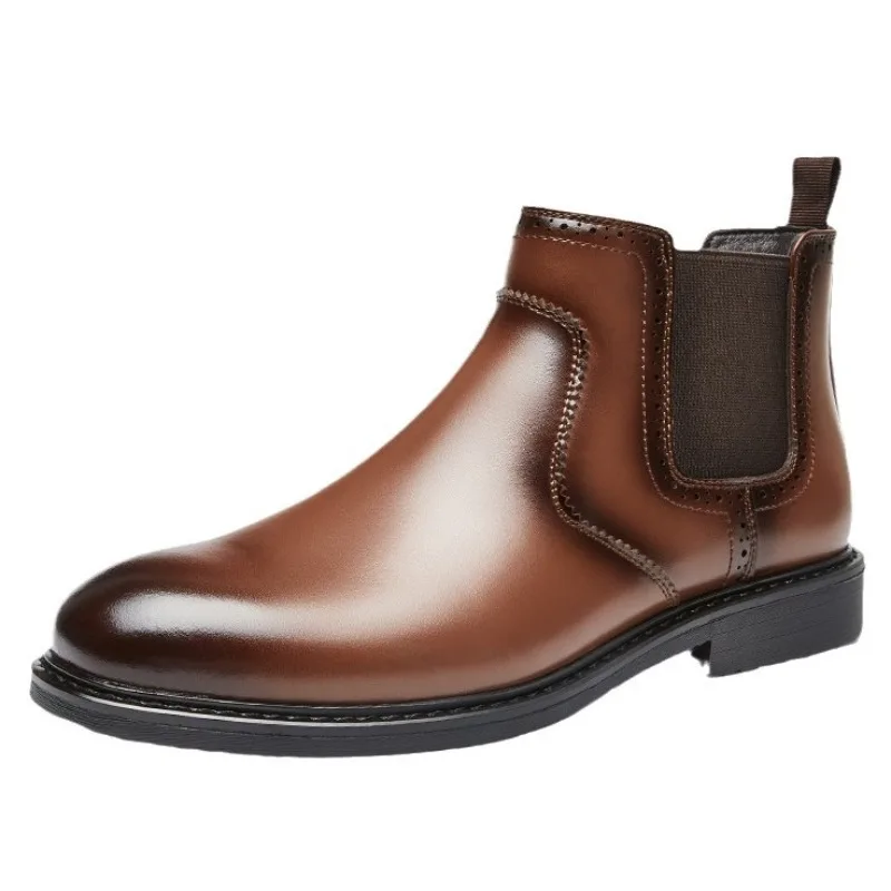 ヴィンテージメンズレザーオックスフォードブーツ高級ハンドメイ - Men Fashion Vintage のレビューと価格