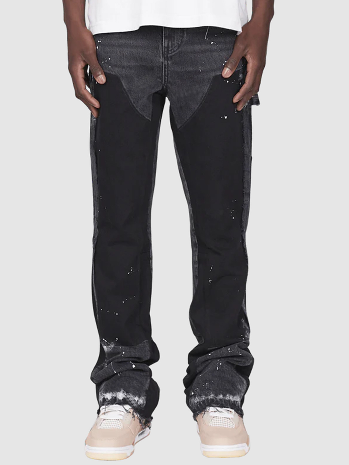 メンズファッションジーンズワークパンツ、欧米風ファッションワ - Men'S Fashion Jeans And Boots のレビューと価格