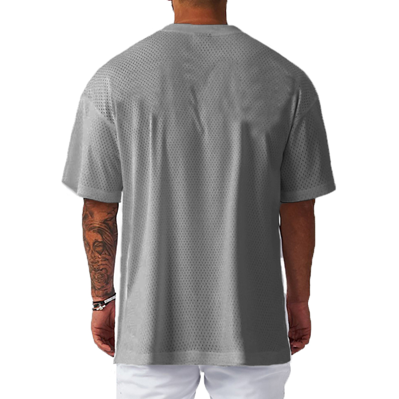 メンズ半袖ルーズフィットTシャツ,速乾性シャツ,ボディービル - Muscle Tee Workout のレビューと価格