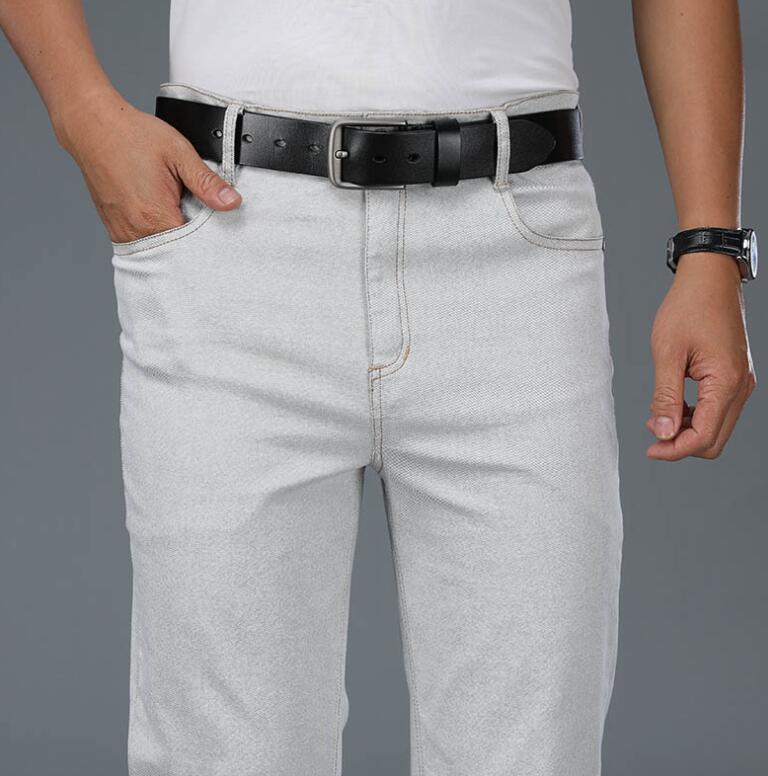 メンズベージュのルーズジーンズ,フレアデニムパンツ,ワイドレ - Men'S Fashion Jeans And Boots のレビューと価格