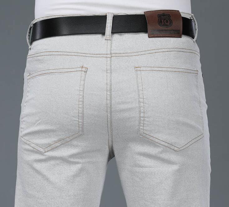 メンズベージュのルーズジーンズ,フレアデニムパンツ,ワイドレ - Men'S Fashion Jeans And Boots のレビューと価格