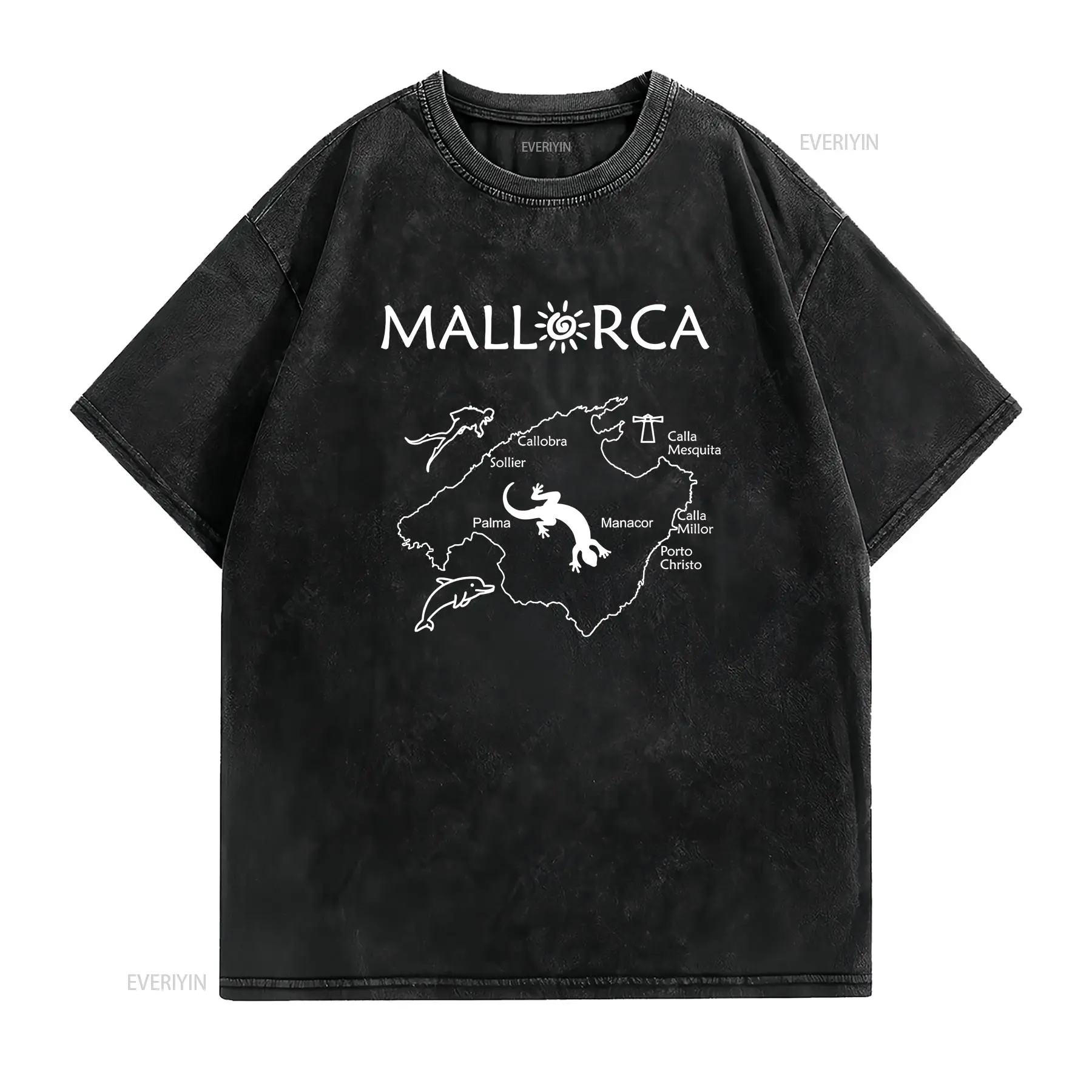 マヨルカ島地図 T シャツ あなたの旅行ガイド ヴィンテージ - Men'S Fashion Guide のレビューと価格