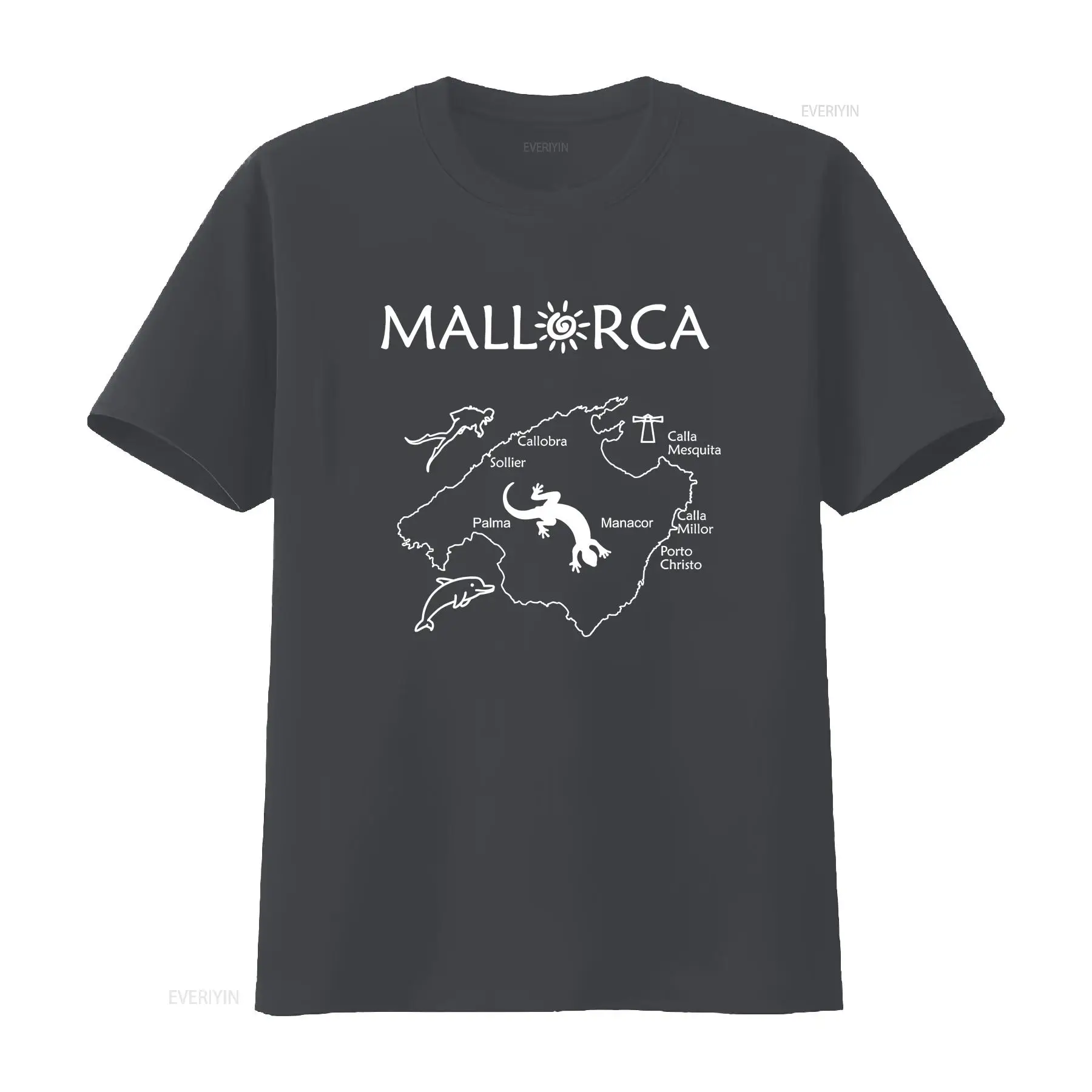 マヨルカ島地図 T シャツ あなたの旅行ガイド ヴィンテージ - Men'S Fashion Guide のレビューと価格