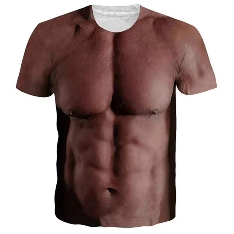 2026 面白い筋肉ボディ 3D プリント Tシャツデザイナ - Muscle Tee Workout のレビューと価格