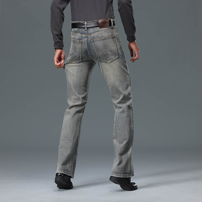 デニムフレアジーンズ男性用フレアヴィンテージブーツカットブー - Men'S Fashion Jeans And Boots のレビューと価格