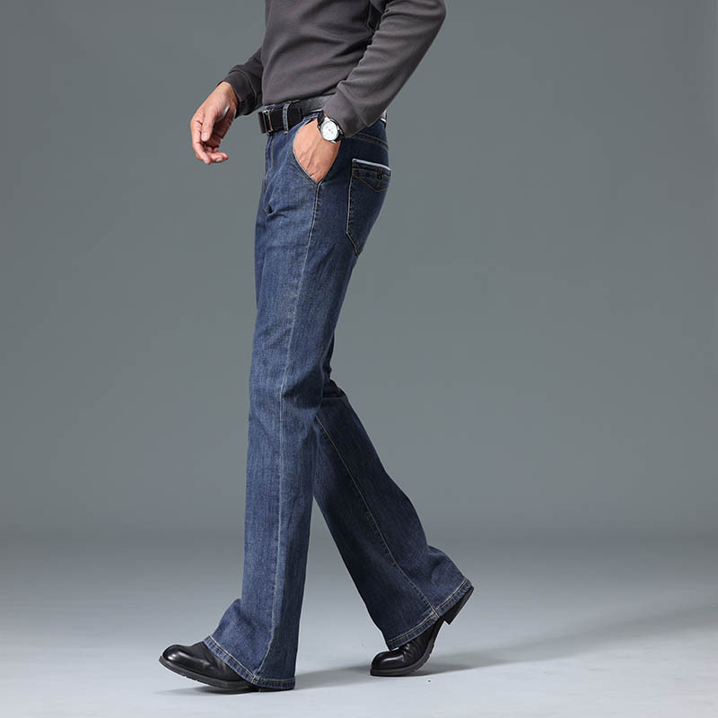 デニムフレアジーンズ男性用フレアヴィンテージブーツカットブー - Men'S Fashion Jeans And Boots のレビューと価格