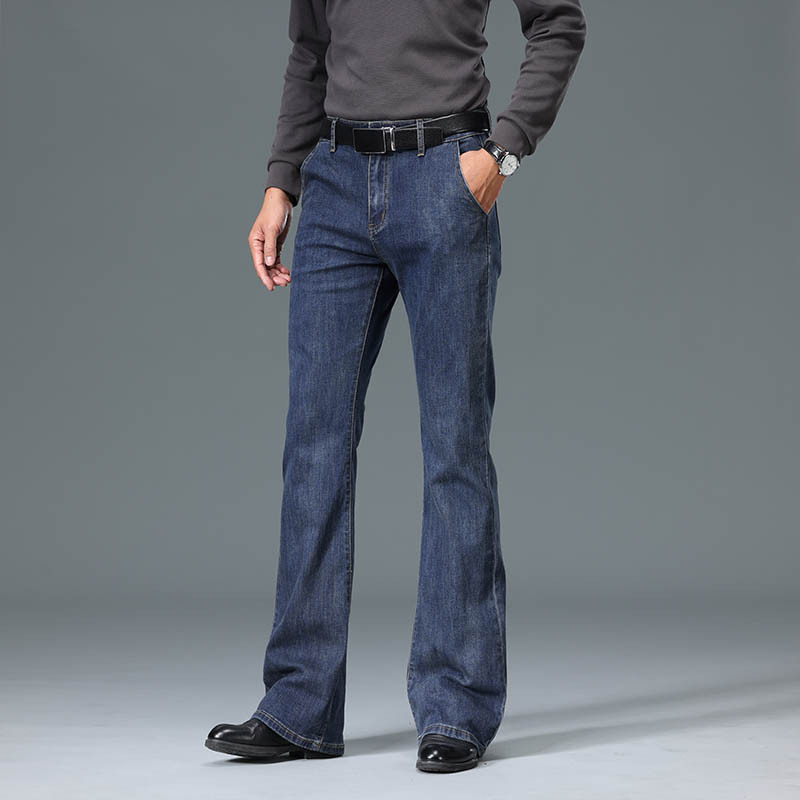 デニムフレアジーンズ男性用フレアヴィンテージブーツカットブー - Men'S Fashion Jeans And Boots のレビューと価格