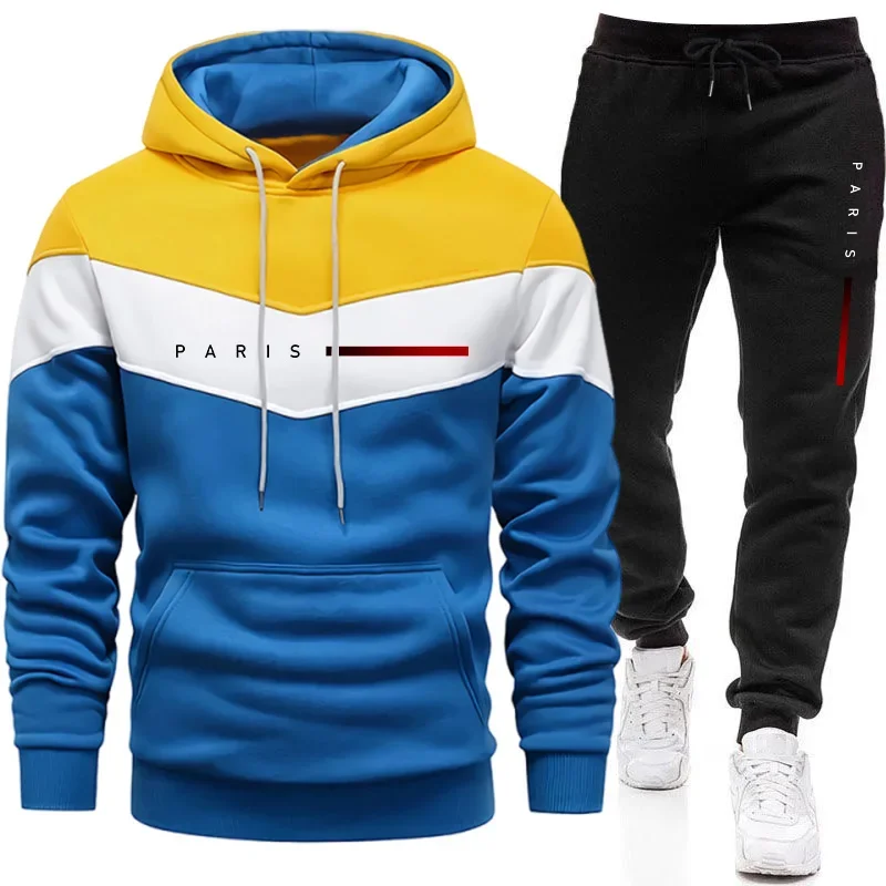 パリファッションメンズフーディセットデイリーカジュアルスポー - Men'S Fashion Designer のレビューと価格
