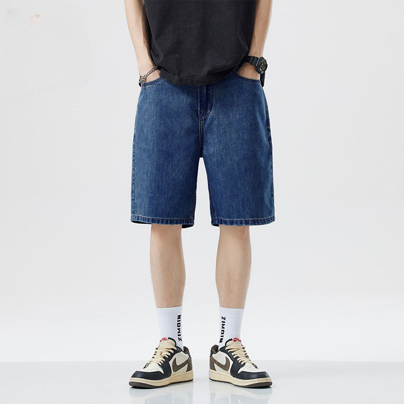 2025年ニューサマーショートジーンズメンズデニムパンツスト - Mens Fashion Summer 2025 のレビューと価格