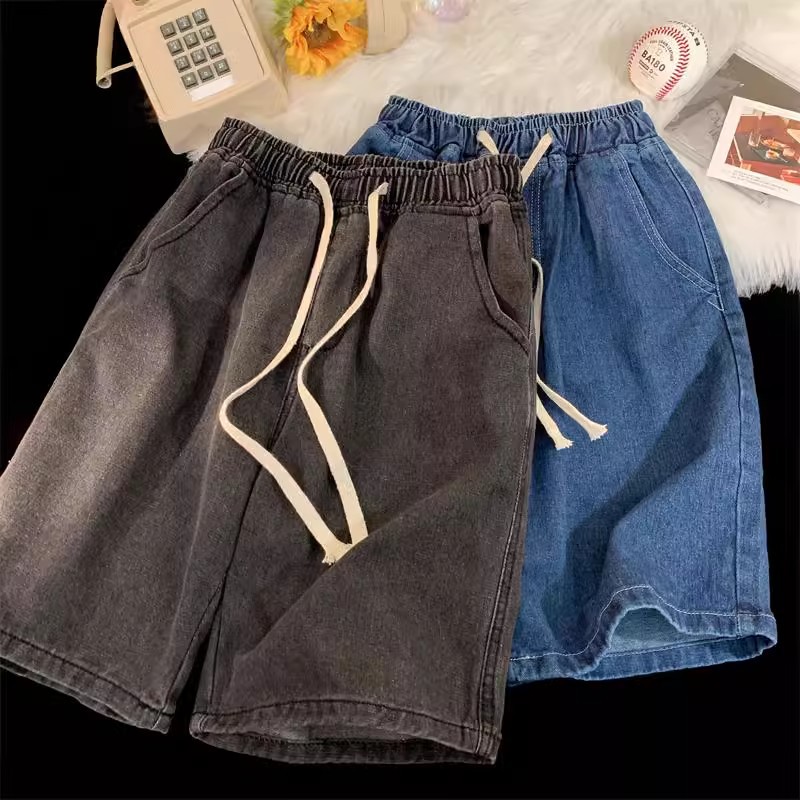 2025年ニューサマーショートジーンズメンズデニムパンツスト - Mens Fashion Summer 2025 のレビューと価格