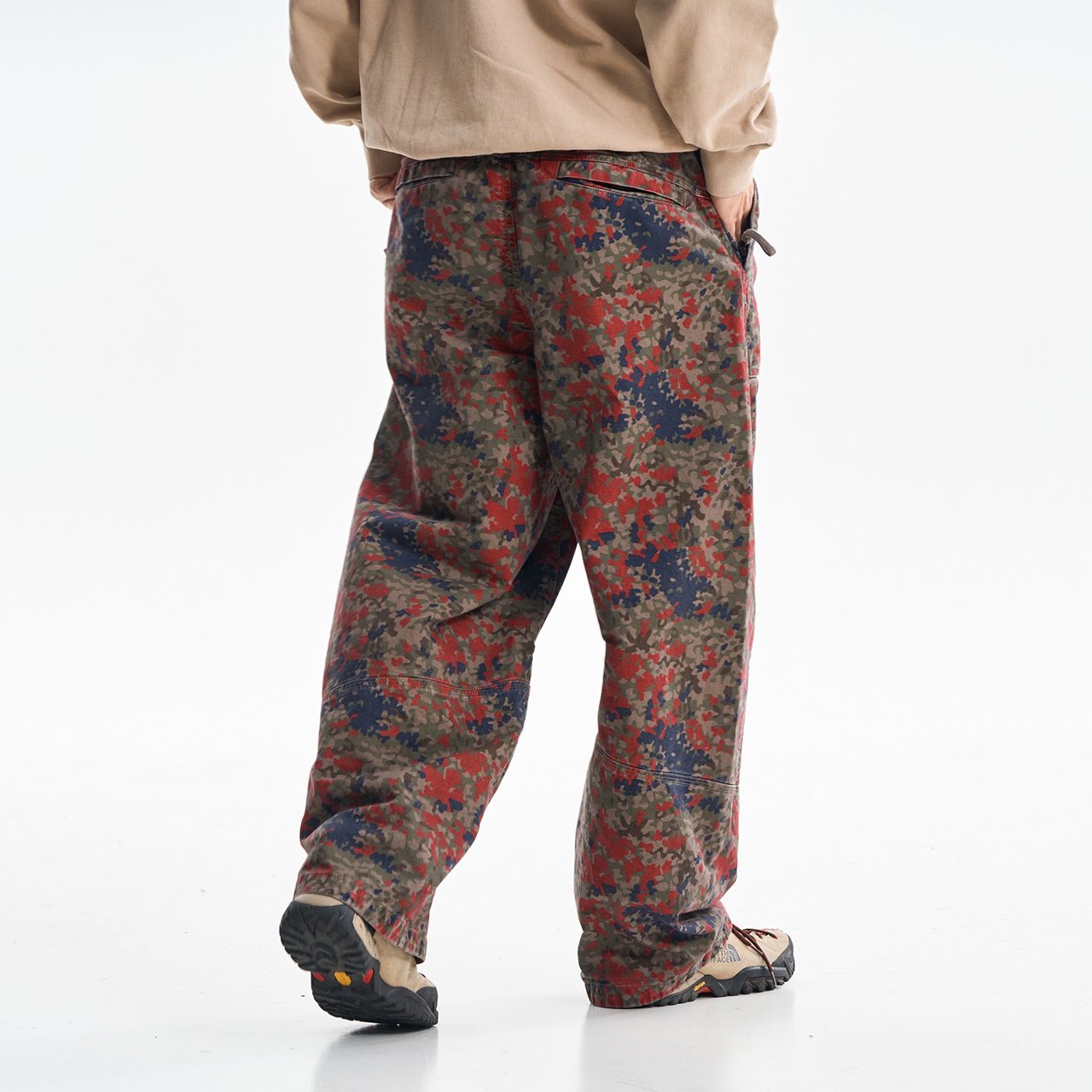 高品質プリントコットンカーゴパンツ男性ストリートファッション - Men'S Fashion Trousers のレビューと価格