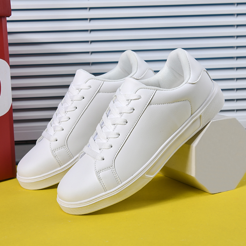男性と女性向けの白いスニーカー、超軽量合成皮革カジュアルスポ - Casual Sneakers Men のレビューと価格